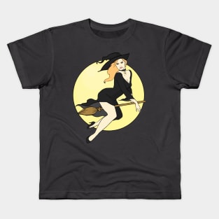 Witch Pinup Kids T-Shirt